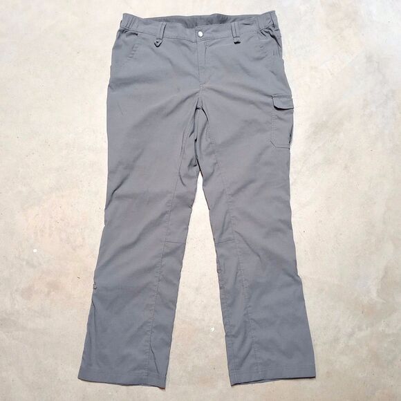 Duluth Trading Co Womens Pants 14x31 Cargo Straight Leg Roll Tab Nylon Hiking - Picture 1 of 9